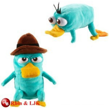 Peluche farcie perry le platypus doux jouet